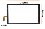 Тачскрин (сенсорное стекло) для планшета DEXP Ursus P11 4G
