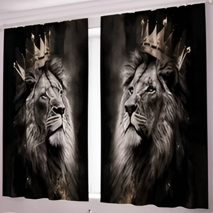 Фотошторы для кухни "В. КОРОЛЬ ЛЕВ", Россия.