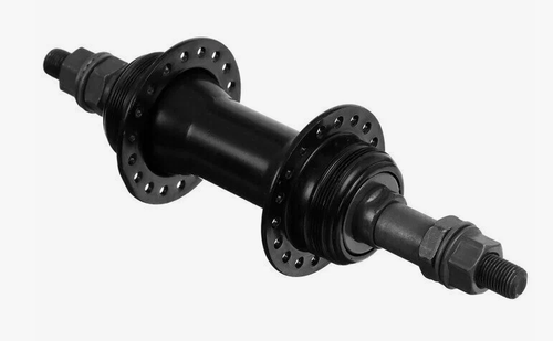 Втулка задн., сталь, под V-br, под трещотку, на гайках, 36 отверстий, ось 3/8''х135x175мм, черн.