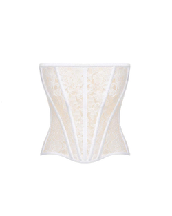 Топ корсетного типа из кружева