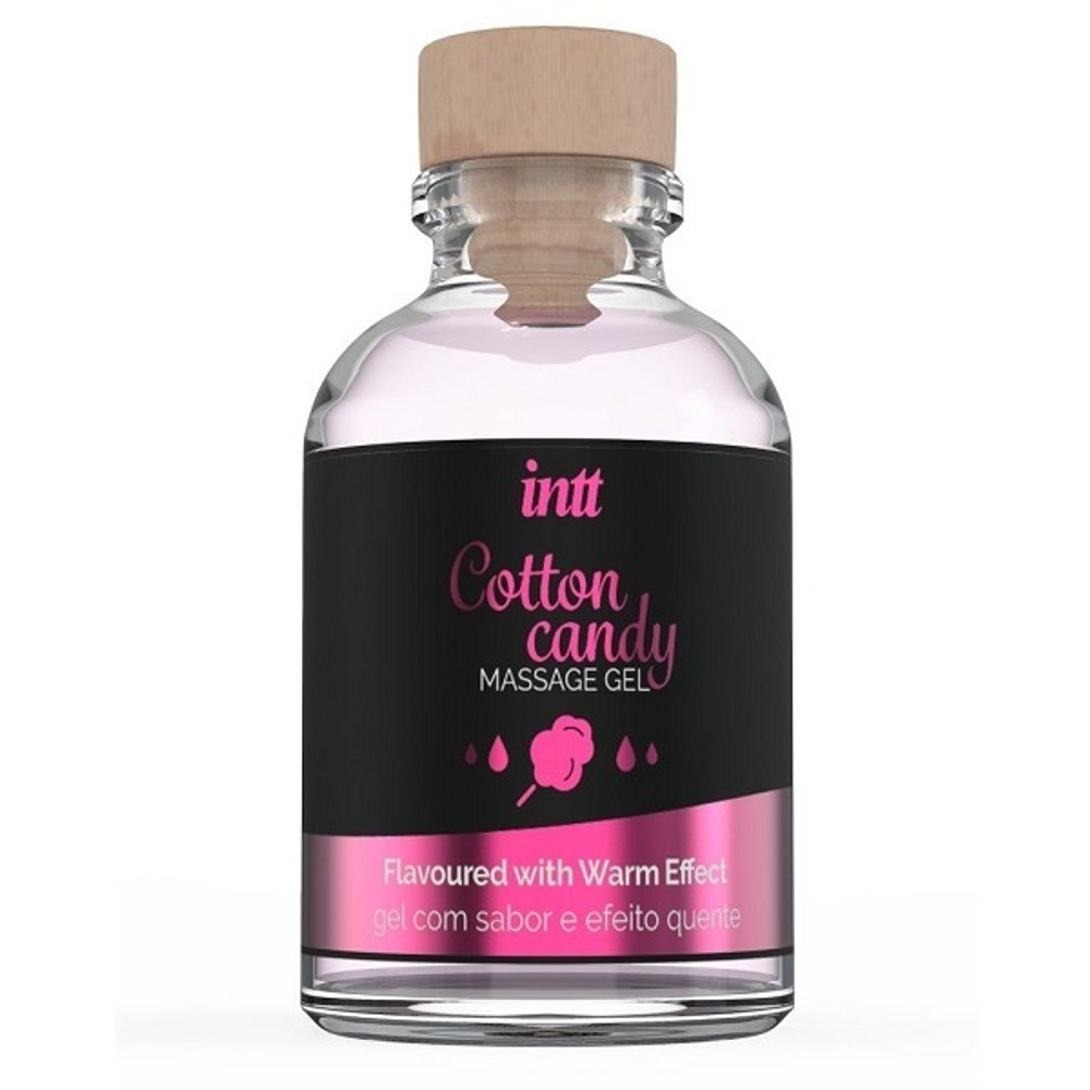 Массажный гель с согревающим эффектом INTT Cotton Candy