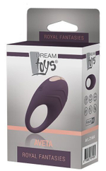 Фиолетовое эрекционное виброкольцо AVETA (Цвет: фиолетовый)