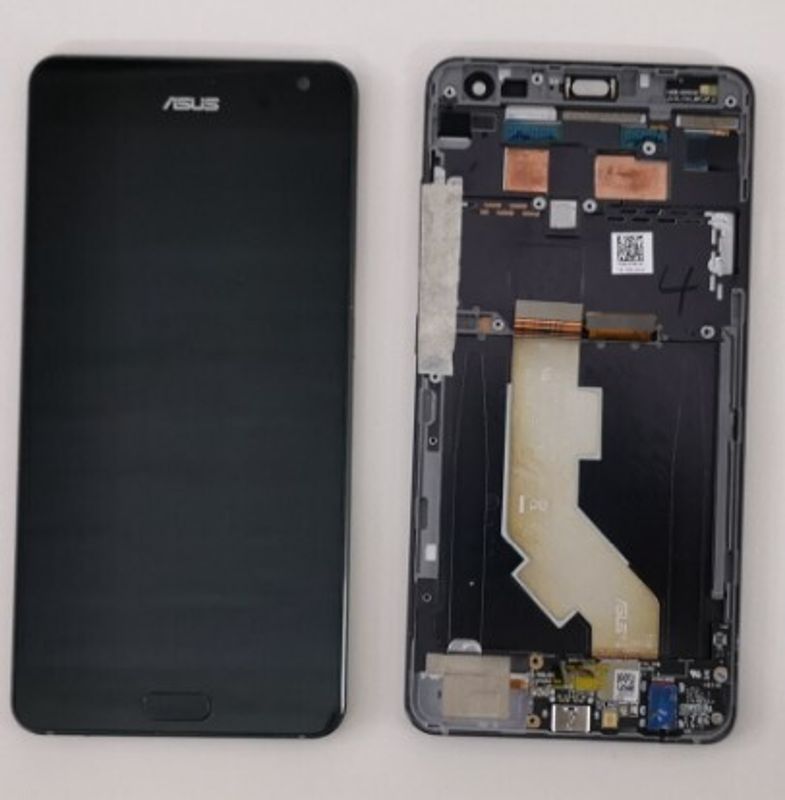 Дисплей для ASUS ZenFone ZF4 AR ZS571KL в сборе с тачскрином на рамке (Black)