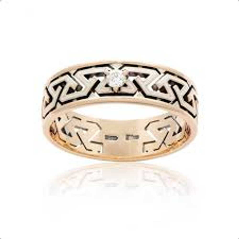 Кольцо из золота с бриллиантами