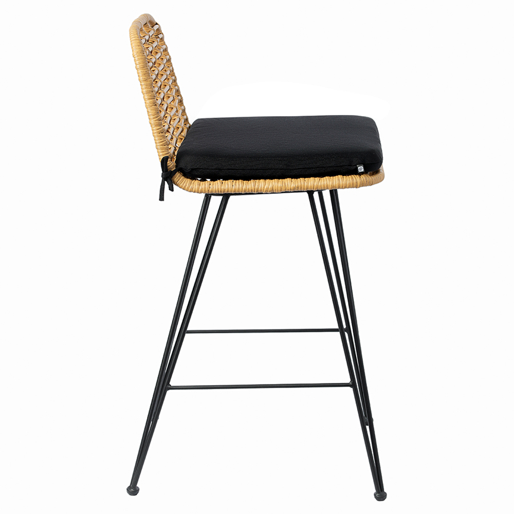 Стул полубарный Bergenson Bjorn Vetle Flat, ротанг