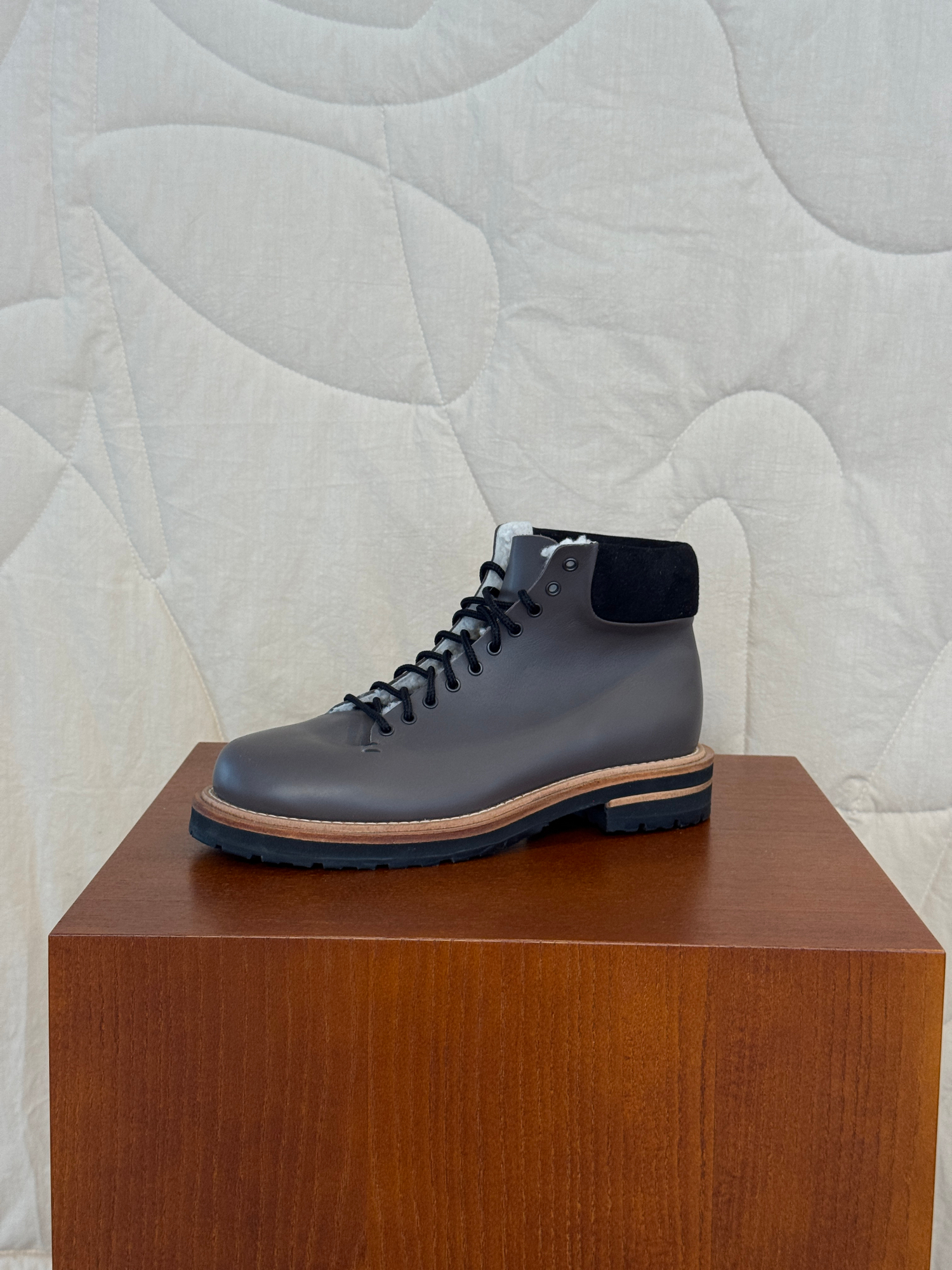 Хайкеры Gray с мехом