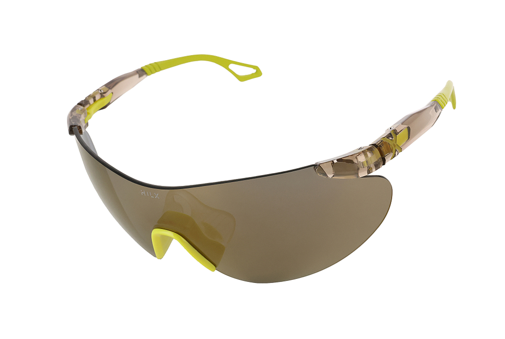 Спортивные очки с диоптриями HILX Domain Shiny Crystal Khaki / Gold Lens