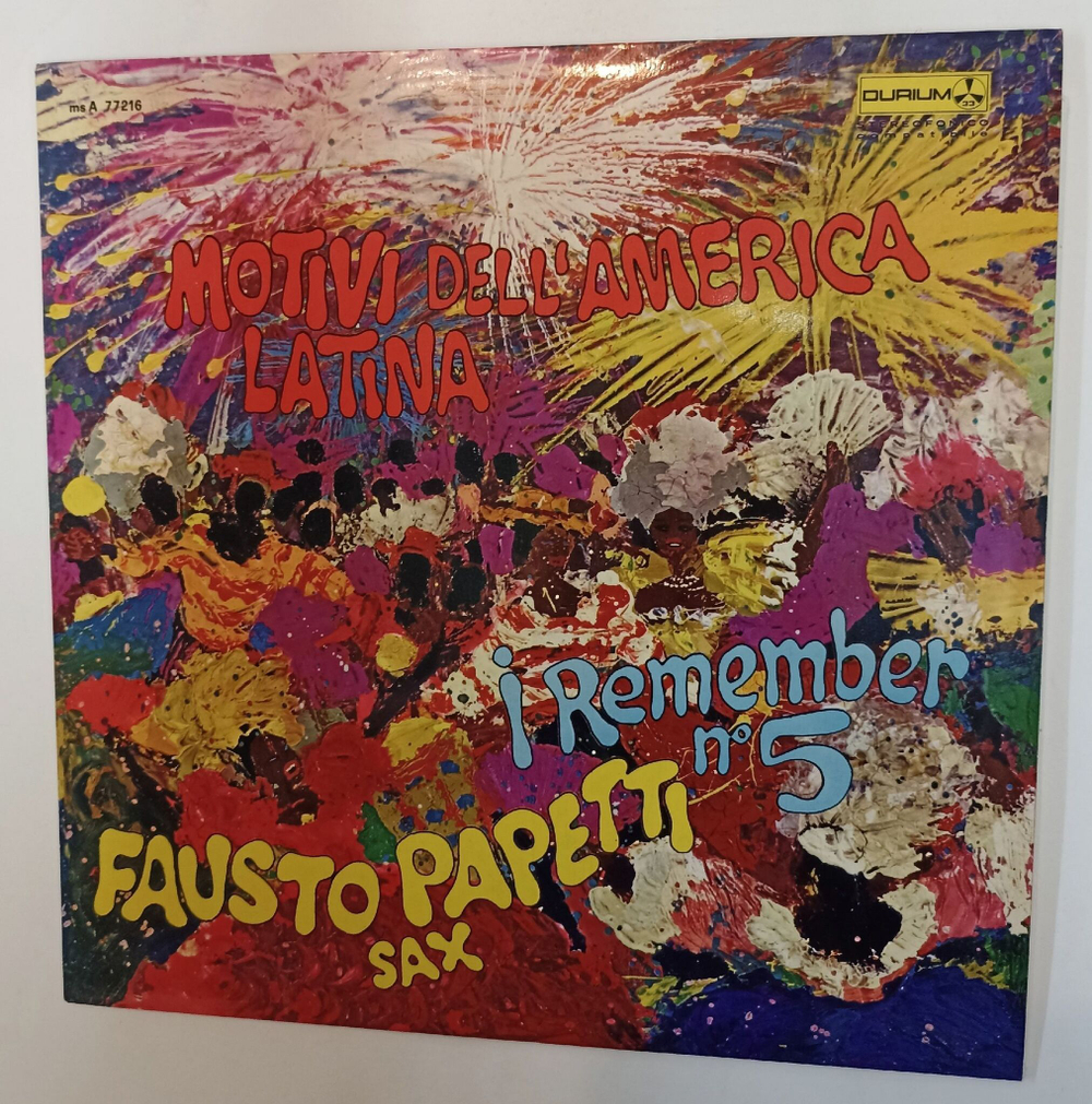 Винтажная виниловая пластинка LP Fausto Papetti I Remember No. 5 Motivi Dell America Latina (Italy 1969)