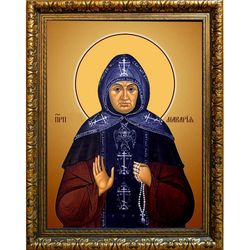 Макария (Феодосия Артемьева) преподобная старица. Икона на холсте.