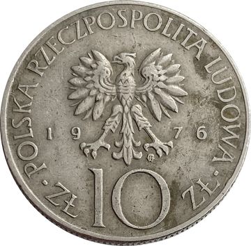 10 злотых 1976 Польша «Адам Мицкевич»