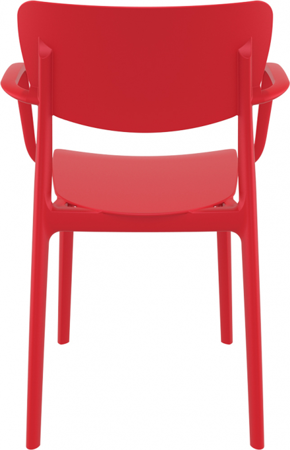 Кресло пластиковое Siesta Contract Lisa, красный