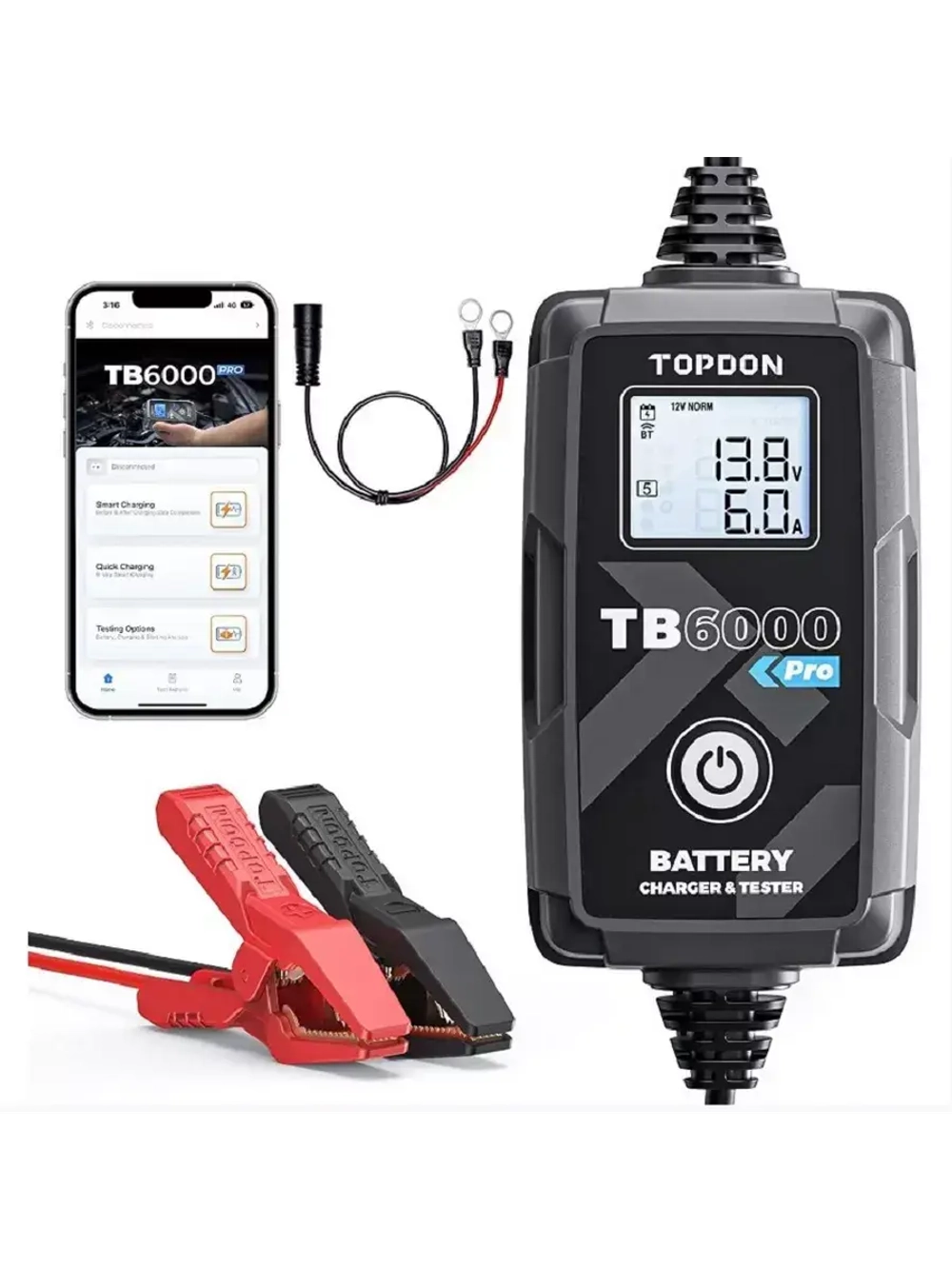 Зарядное устройство TOPDON TB6000PRO (6A)