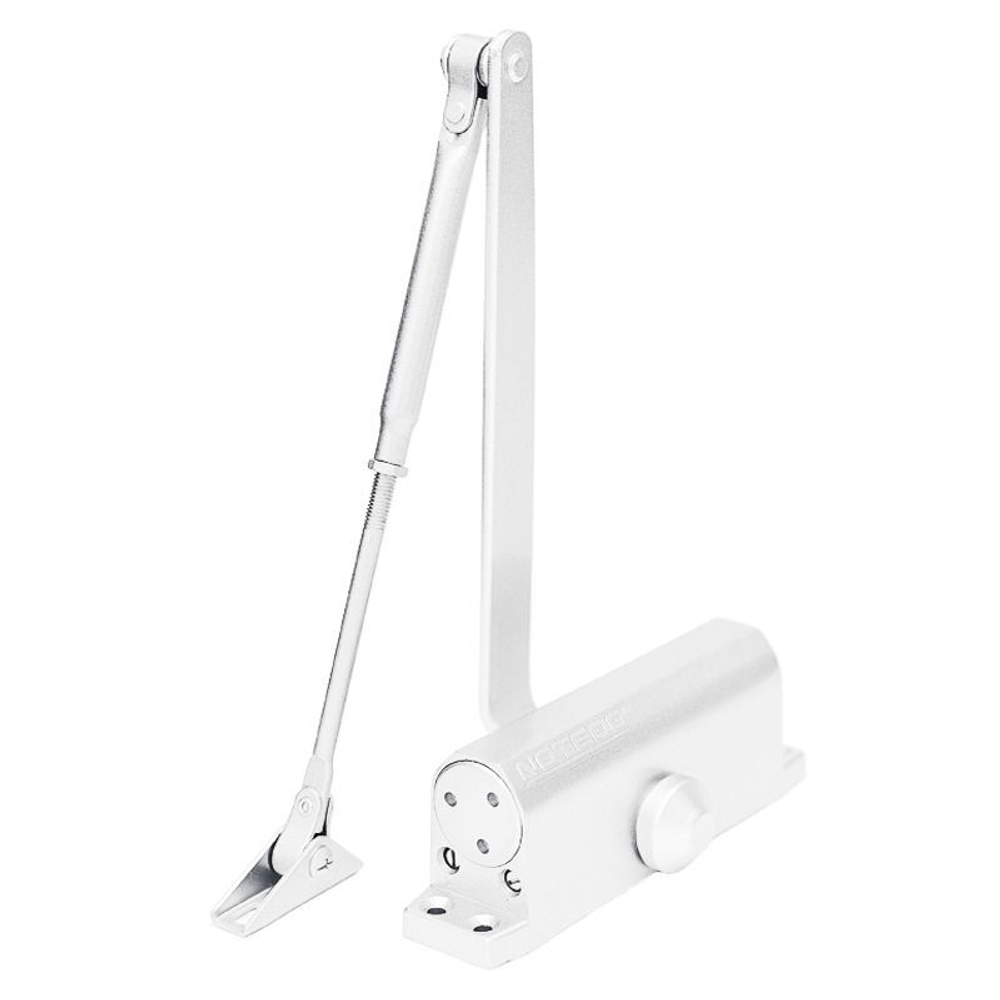 Доводчик дверной NOTEDO DC-080 White 60-120 кг