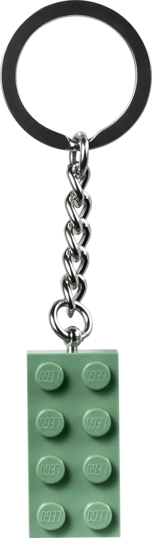 Брелок LEGO Minifigures 854159 Зеленый кубик 2x4