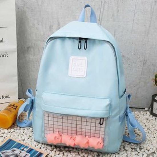 Рюкзак "Girl Cat" голубой