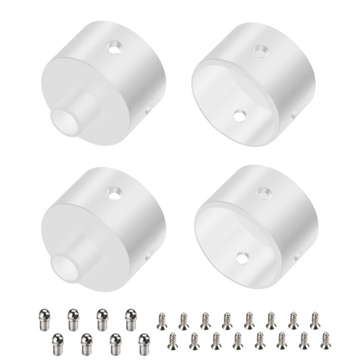 Заглушка WPH-FLEX-D22-360deg WHITE ALU с отверстием Arlight 049941