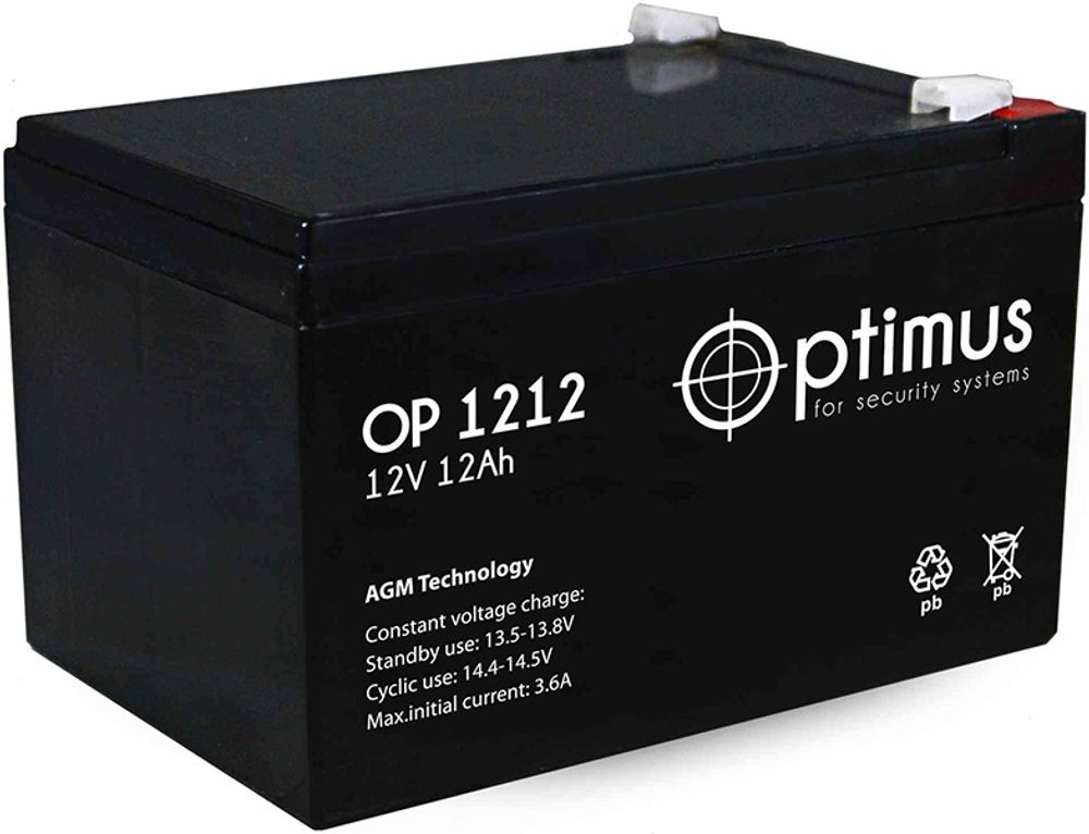 OPTIMUS OP 1212 аккумулятор