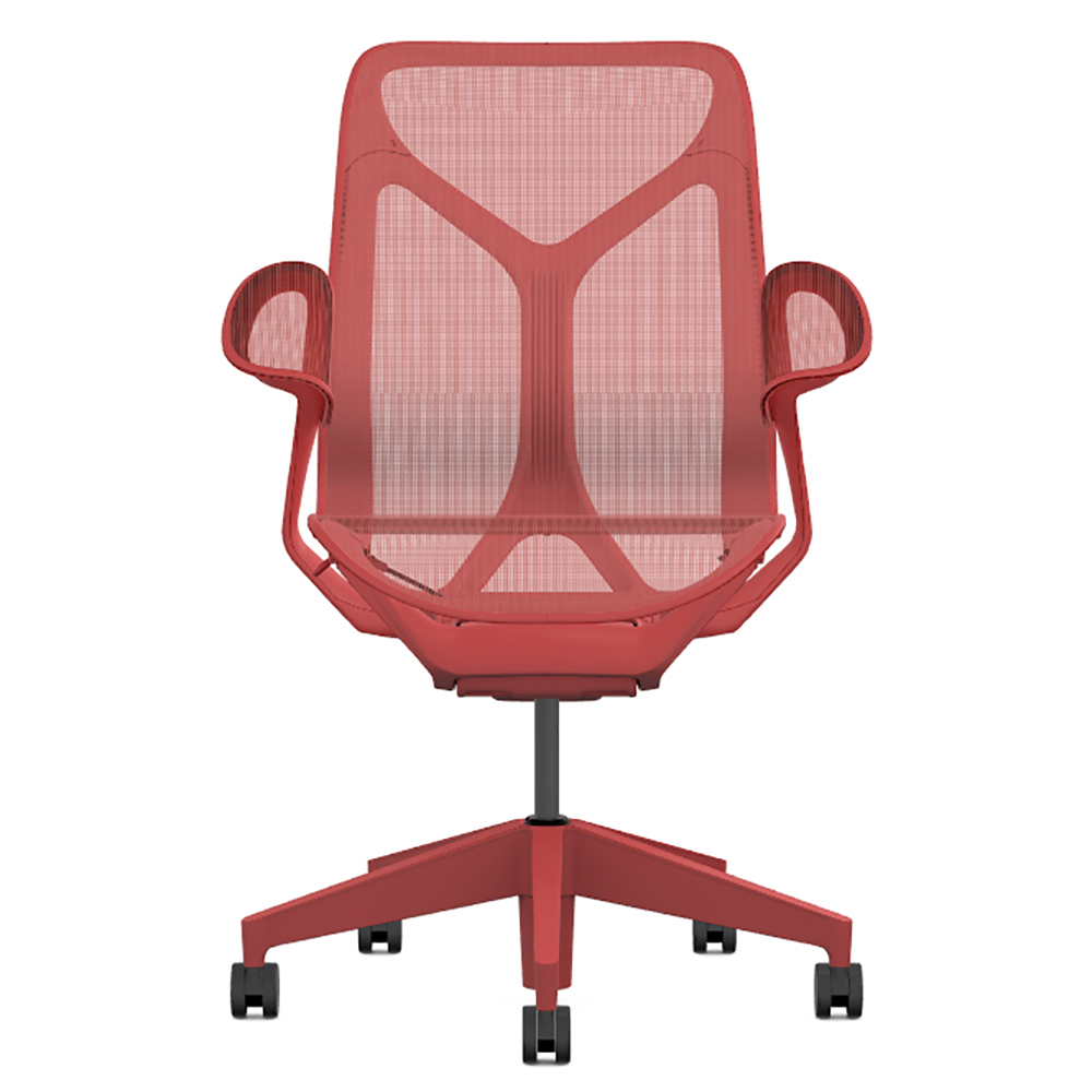 Кресло Herman Miller Cosm, средняя спинка, цвет Canyon, подлокотники «лепестки» (Leaf)
