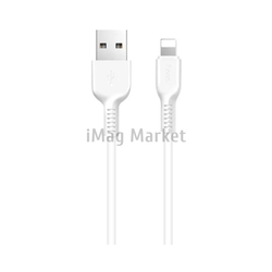 Зарядный кабель Hoco X20, USB-A - Lightning, 2A, 10W, 3 м, белый