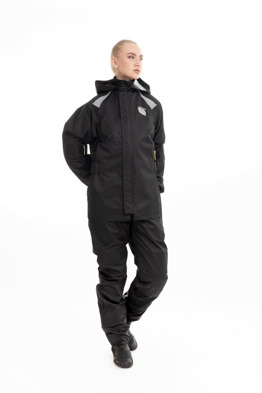 HYPERLOOK Мотодождевик женский костюм Garda Woman Black черный