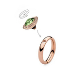 Шарм Qudo Tondo Deluxe Peridot 656059 G/RG