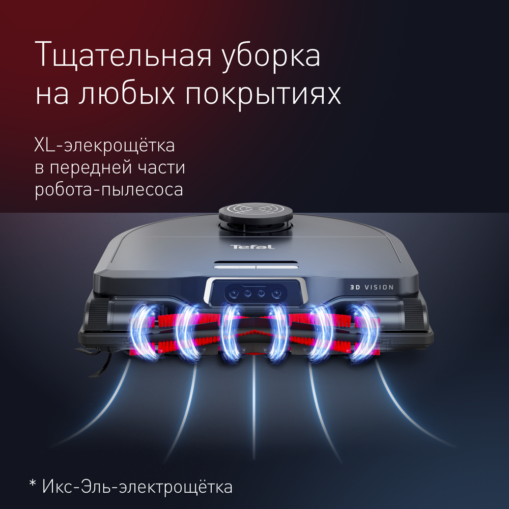 Робот-пылесос Tefal X-PLORER Serie 240+Animal & Allergy RG9695WH