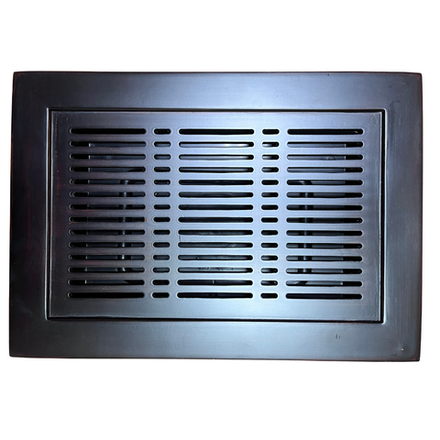 Чабань с поддоном темная (40,2х28х6,7 см)