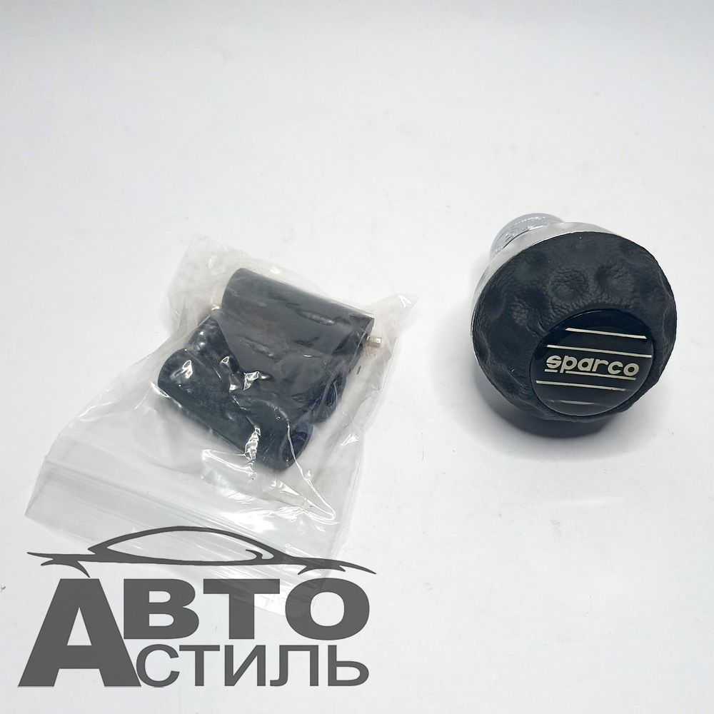 Ручка КПП  декоративная Универсальная Черная+Хром KPP-0692-S