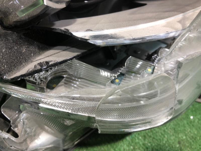 Битая Фара правая Lexus GX 2 URJ150 (13-19) LED