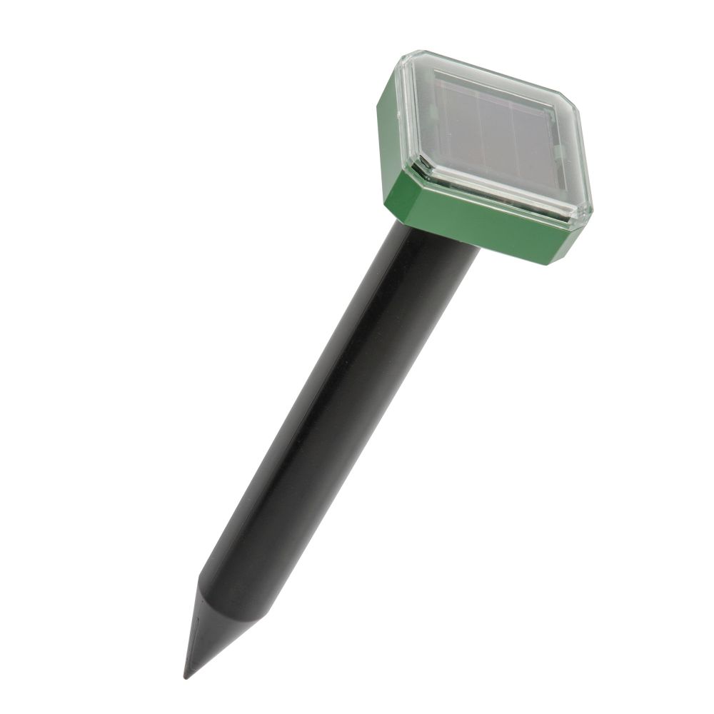 UDR-S21 SOL GREEN Устройство для отпугивания кротов и змей. на солнечной батарее. Постоянная частота вибрации. Аккумулятор в-к. IP44. Зеленый. TM Uniel
