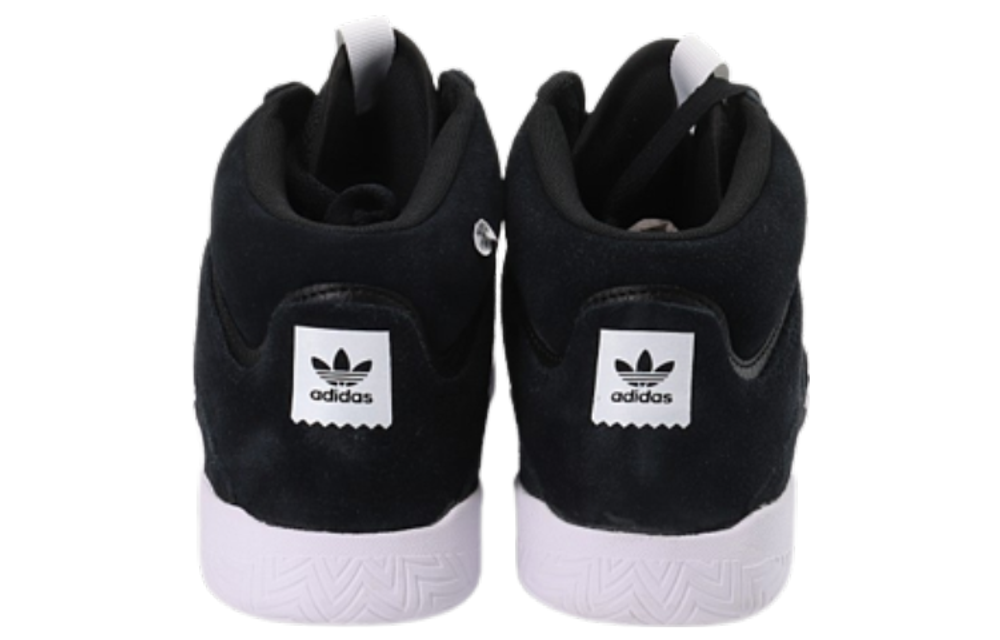 Adidas originals VRX Cup Mid comfortable and lightweight non-slip wear-resistant mid-top sneakers men's black and white