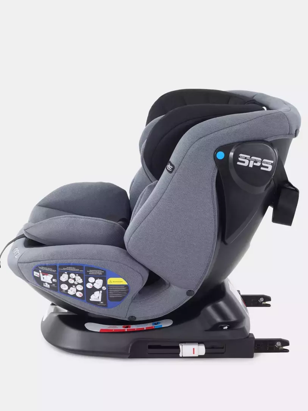 Автокресло RANT UB619 "NITRO" isofix Grey группа 0+-1-2-3  (0-36 кг)