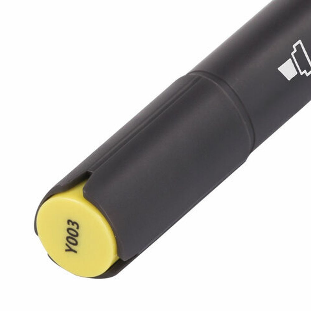 Маркер для скетчинга двусторонний 1 мм - 6 мм BRAUBERG ART CLASSIC, ЖЕЛТЫЙ КАНАРЕЕЧНЫЙ (Y003), 151852