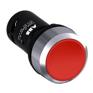 Кнопка плоская   COS1SFA619100R3021  CP1-30R-20  ABB  без фиксации. 2НО. красная (10)  ( 1SFA619100R3021 )  303659.0101