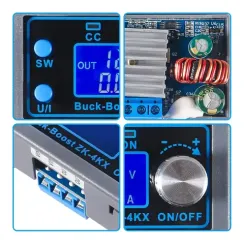 Электронный DC-DC модуль ZK-4KX CC CV AUTO BOOST BUCK 4A