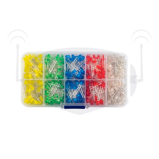 Набор светодиодов 500 шт 3 мм