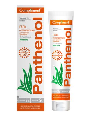 Compliment Panthenol Aloe Vera Гель охлаждающий для наружного применения, 75мл