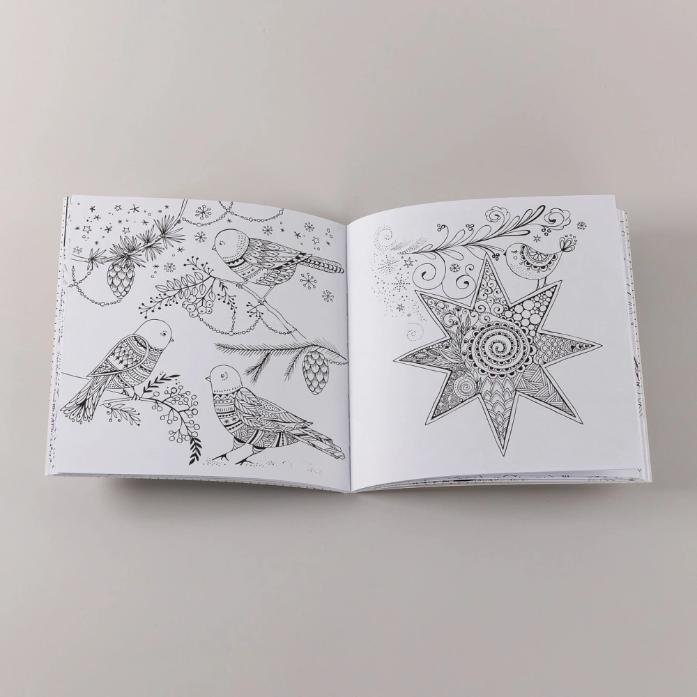 Моя зимняя прогулка: Раскраска