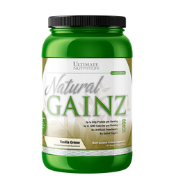 Ultimate Nutrition Natural Gainz 1666 г , Натуральный гейнер