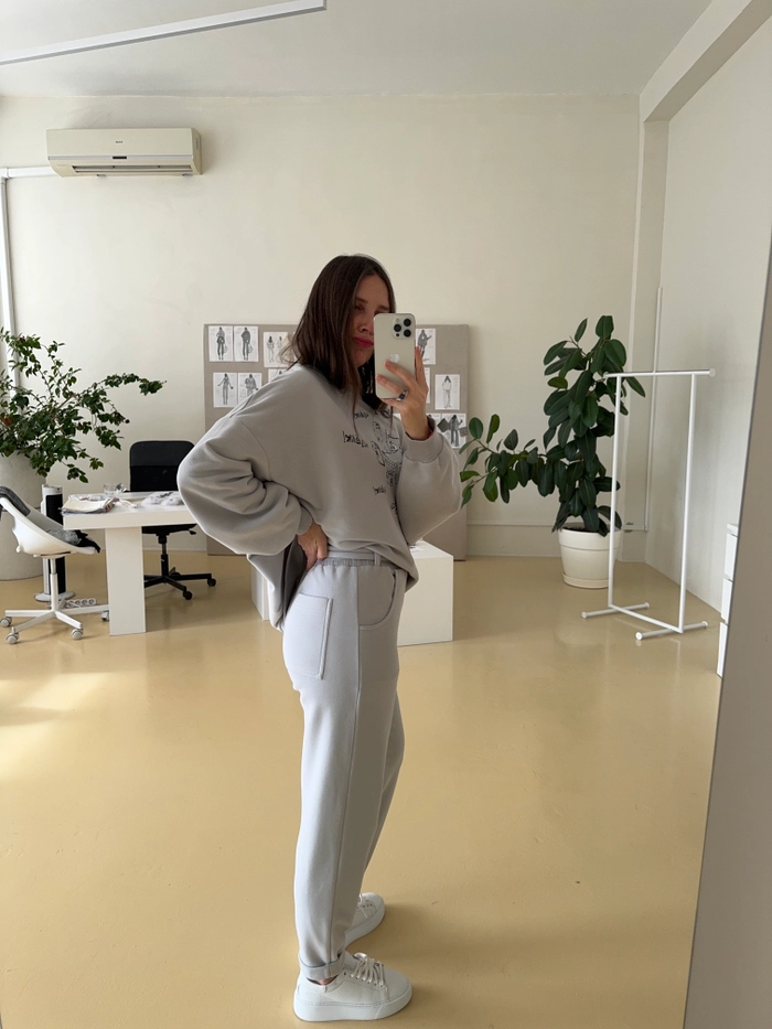 БРЮКИ ШАРЛИ ДЫМЧАТЫЙ