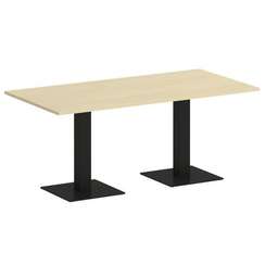 First Стол прямоугольный KSPRG-4 Клен/Металл Черный 1800*900*750