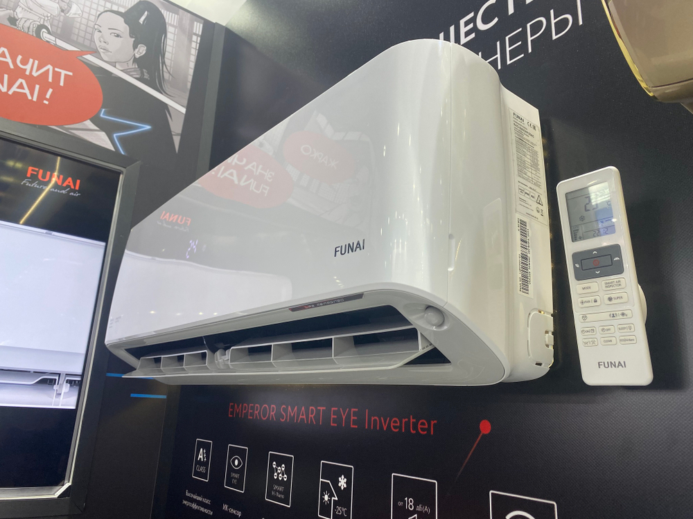Инверторная сплит-система серии EMPEROR SMART EYE FULL DC Inverter 2024 RACI-EM25HP.D04 (комплект)