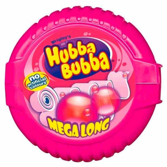 Жевательная резинка Wrigley’s Hubba Bubba Mega Long фруктовый микс, 56 г (Германия)