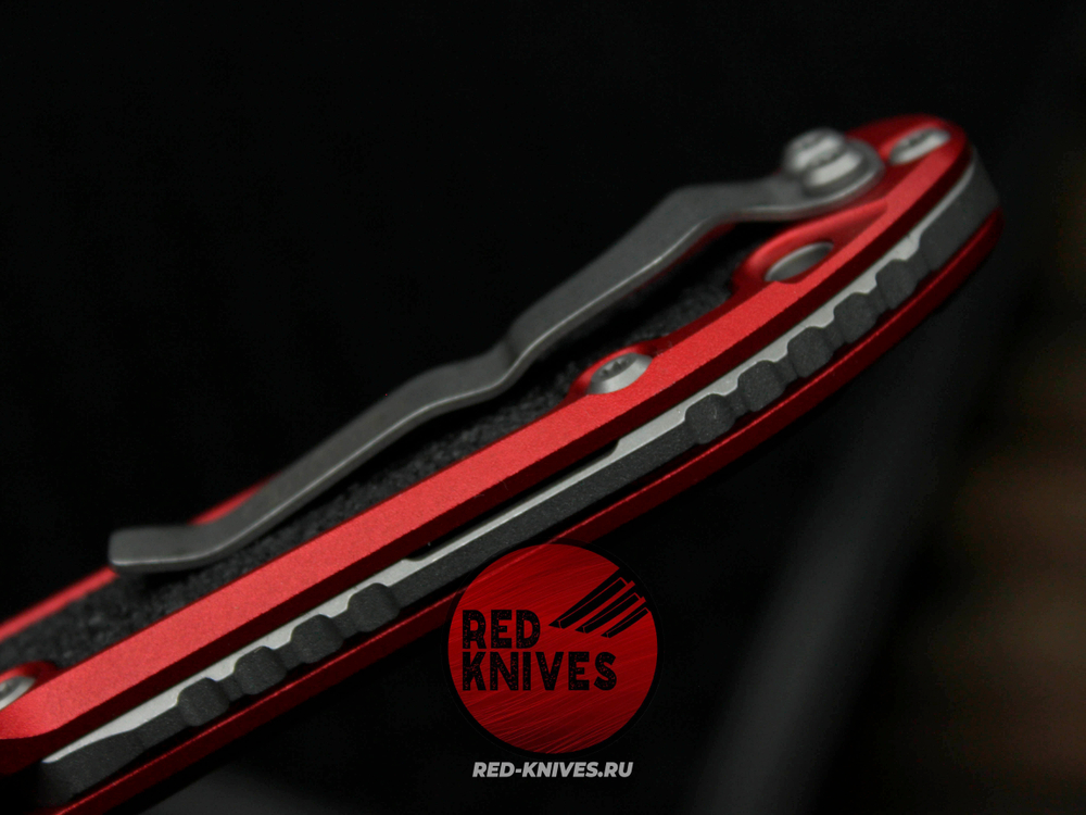 Нож Microtech GRN LUDT Gen III Standard S/E RED - клинок серый, красная рукоять