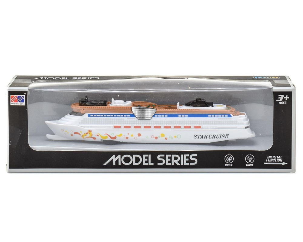 Корабль ин., свет, звук, коробка 1305