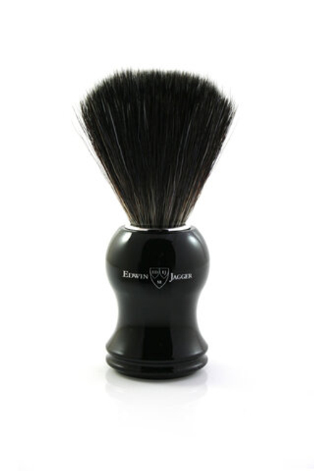 Помазок Edwin Jagger 21P36 черная смола искусственный ворс