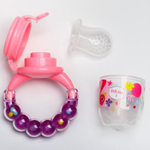 5365503 Ниблер для прикорма «Фламинго», с силиконовой сеточкой, розовый, р-р сеточки М