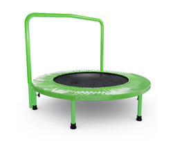 Батут с поручнем DFC JUMPFIT 36'' зеленый