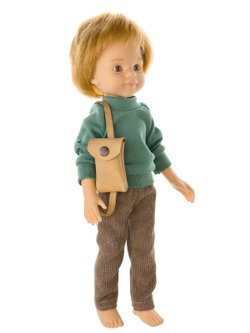 Свитер полынь, брюки и сумка для кукол Paola Reina 32 см (1012)