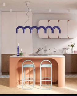 Подвесные люстры в форме арок